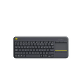 لوحة مفاتيح Logitech K400 Plus اللاسلكية الإنجليزية السوداء
